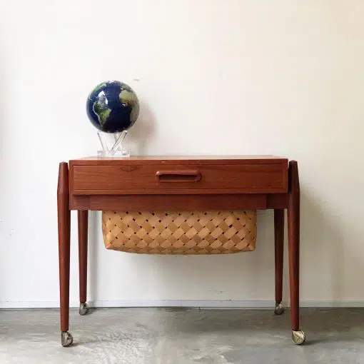 Danish Vintage Teak Sewing Table