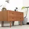 丹麥老件四格抽屜櫃
