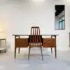 北歐老件柚木書桌
