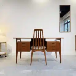 北歐老件柚木書桌